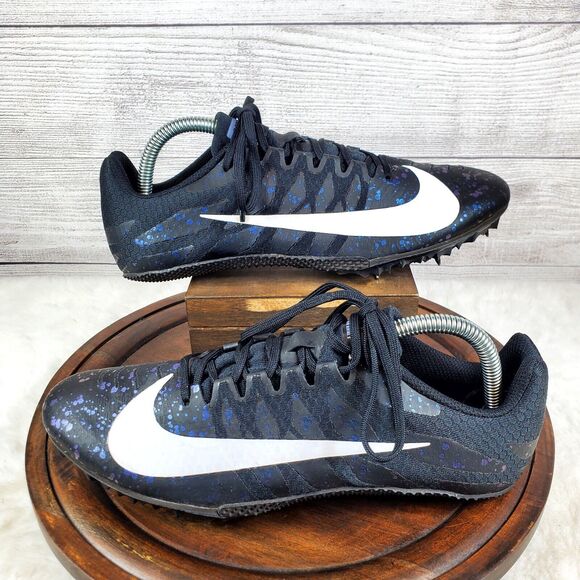 Nike Zoom Rival S 9 Black Indigo Fog Speckled Men's Size 8.5 Track Runni… - Picture 7 of 12